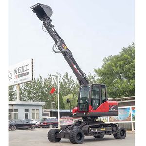 Excavadora de Orugas X9 con Motor Yanmar, Precio de Fábrica, Cambio Instantáneo Entre Desplazamiento sobre Ruedas y sobre Orugas - Product Image 3