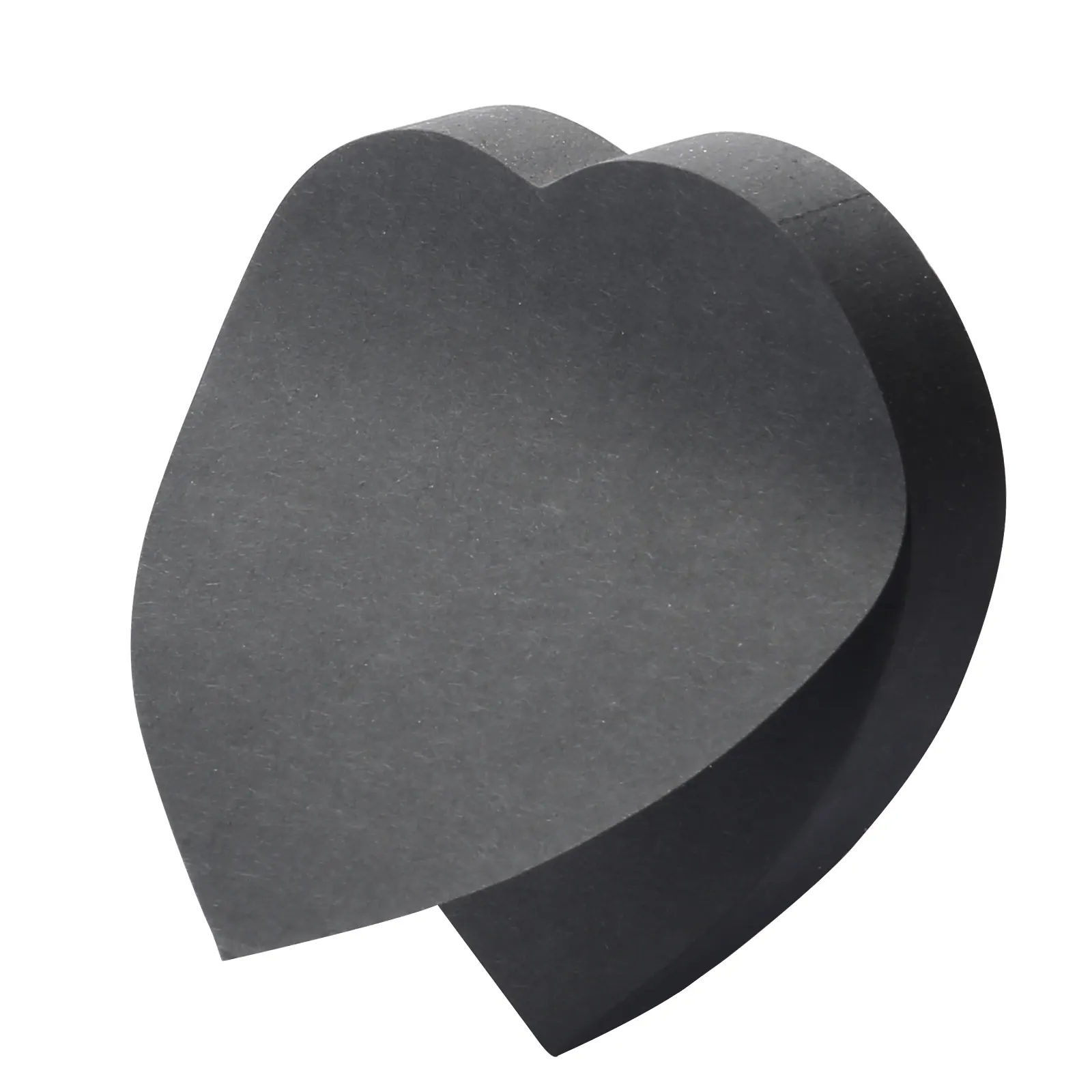 Eagle Cute Die-Cut Heart Shaped Sticky Notes 100 Sheets Creative Office Stationery Sticky Paper Black Self Sticky Note Pads