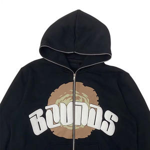 Venta al por mayor Unisex 3D para Puff Imprimir Sudadera con capucha Peso pesado Francés Sudaderas de lana con cremallera 6XL Logo Imprimir para el invierno - Product Image 2