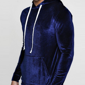 Sweats à capuche en velours pour hommes à des prix abordables logo/couleurs personnalisés respirants vente à chaud sweats à capuche en velours confortables et décontractés avec le meilleur style - Product Image 2