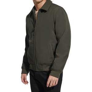 Men's Winter Canvas Bomber Jacket-Customizable Colors & Front Logo Eco-Friendly Windproof Wholesale Available - Product Image 6