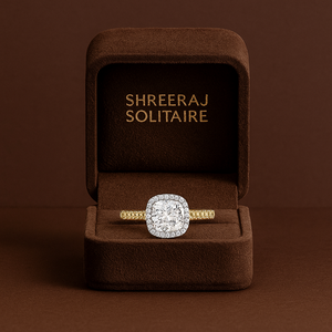 Bague de fiançailles et de mariage en diamant taille coussin de 2,00 carats certifiée IGI, clarté VVS, diamants blancs, anniversaire, fête, or massif 14 carats - Product Image 4