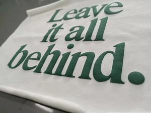 Raw Cutting Bottom 3d Puff Printing <b>Hoodies</b> New Design 100% Pre Shrink Quality Cotton 360gsm Fabric Foam Printing Hoodie - Product Image 4