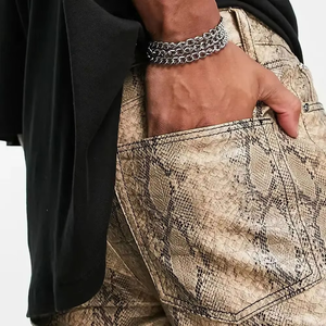 Pantalones de Cuero para Hombre con Logotipo Personalizado, de Alta Calidad y Precios Razonables, al por Mayor, Nuevo Estilo - Product Image 6