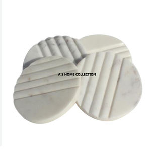 Sous-verres en bois et marbre Best Seller Artisanat en métal Sous-verres décoratifs floraux pour table - Product Image 3