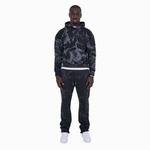 Sweat à capuche en coton 100% de qualité supérieure, délavé et vieilli, élégant et confortable, pour un usage décontracté et quotidien, OEM - Product Image 2