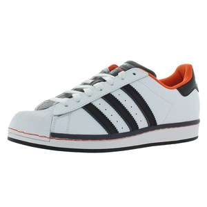 Chaussures de marche Adidas Superstar pour homme, couleur noir/noir foncé/orange |   100% authentique - Product Image 1