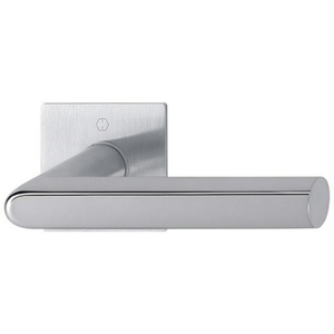 Amsterdam E1400Z/848N Paire de poignées de porte en acier inoxydable F69 avec rosettes carrées de 8 mm Marque HOPPE - Product Image 3