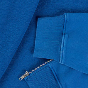 OEM 2025 Winter <b>Top</b> Selling Comfortable Thick Fleece <b>Zip</b>-<b>Up</b> Drop Shoulder Hoodie Breathable Eco-Friendly High Quality - Product Image 4