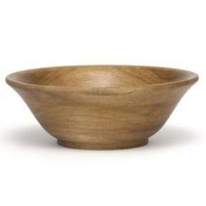 Cuenco de madera Premium artesanal con textura natural pulida ideal para ensaladas de frutas o fines decorativos - Product Image 3