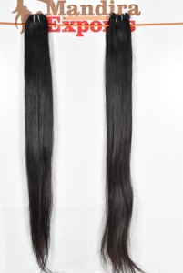 100% Remy couleur naturelle vierge indienne cheveux humains bruts meilleure qualité soyeux droite 8-32 pouces lâche vague profonde vague naturelle Machine - Product Image 4