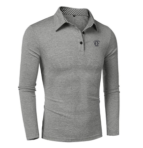 OEM Chemises polo à manches longues personnalisées T-shirt polo homme personnalisé Commande en gros du fabricant pakistanais - Product Image 4