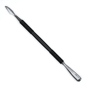 Empujador de cutículas cuadrado de acero inoxidable de alta calidad profesional para manicura pedicura herramienta reutilizable de doble uso logotipo personalizado - Product Image 4