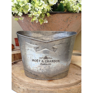 ถังเก็บความเย็นไวน์สีเงินโบราณพร้อมที่จับออกแบบสำหรับงานปาร์ตี้เบียร์แชมเปญบาร์บ้าน - Product Image 6