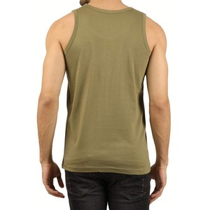 Custom Screen Print Brand logo Cotton <b>Muscle</b> Athletic Shirts Sleeveless Fitness Wear Workout Men Gym Tank Top For Men - Product Image 2