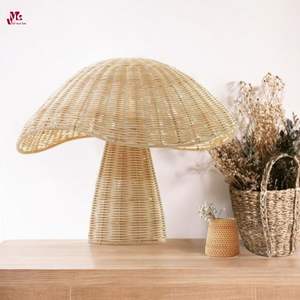 Meilleure vente lampe de table vintage en rotin osier moderne colonne de rotin naturel étude chambre à coucher dessin - Product Image 1