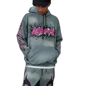 Vente en gros 2025 Survêtements respirants sérigraphiés pour hommes de taille XXL sur mesure Ensemble d'hiver de grande taille avec logo personnalisé - Product Image 6