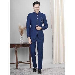 Traje Formal de Dos Piezas para Hombre, Color Verde Oliva Moderno, Excelente Calidad, para Bodas y Reuniones de Negocios, Disponible para Exportación - Product Image 3