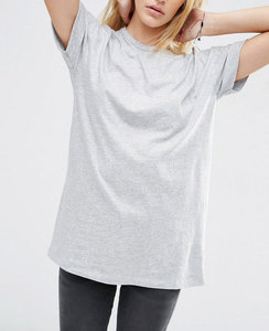 T-shirt pour femme de haute qualité 100 % coton, coupe ajustée, vêtements surdimensionnés, fournisseur, étiquette de col et emballage personnalisés - Product Image 5