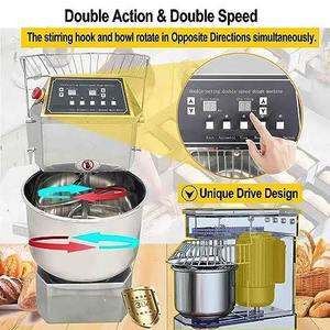 Meilleur Batteur à Pâte Électrique Commercial de Qualité Supérieure 2025 avec Bol en Acier Inoxydable Garantie 3 Ans pour Boulangerie et Moulin à Farine - Product Image 5