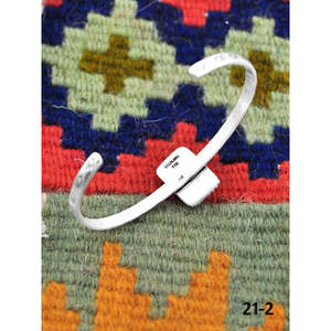 Southwest Handmade No.8 Fashion Cuff Bracelet Turquoise & Sterling Silver Elegant & Stylish - Product Image 4