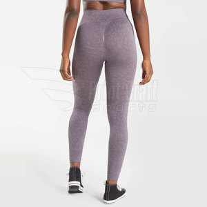 Leggings de yoga pour femmes de bonne qualité, taille élastique, couleur unie, leggings pour femmes sur mesure à vendre - Product Image 2