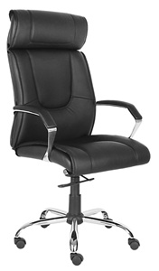POLTRONA DIREZIONALE 1502 NERO - Product Image 1