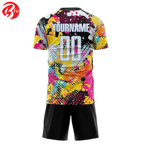 Conjunto de uniforme de fútbol de alta calidad impreso para adultos, camisetas y camisetas de corte automatizado, ropa de fútbol, camiseta de fútbol - Product Image 2