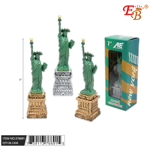 7 \ "statua verde della libertà ornamento 36 pz/CS collezione di sculture - Product Image 1