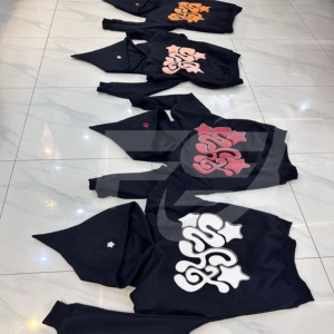 Sudaderas con Capucha Personalizadas con Estampado Puff para Hombre, Sudadera Oversize de Algodón y Felpa, Estilo Urbano, Sudadera con Capucha y Logotipo 3D en Relieve, Sudaderas de Algodón - Product Image 1