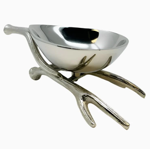 Classy serve ware decor silver <b>snack</b> <b>bowl</b> deer wedding table decor dessert dry fruits serving <b>bowls</b> home kitchen dining table - Product Image 3