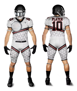 Su propio uniforme de fútbol americano Nuevo diseño Uniforme de fútbol americano Servicio OEM Uniforme de fútbol americano para hombres - Product Image 4
