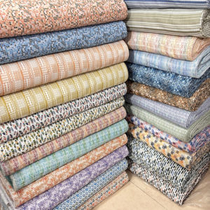 Lujo Dobby Impreso Hilo teñido Lino Sensación Algodón Premium Exportación Calidad Shirting Tela Tejida Teñida Lisa para niñas Vestido - Product Image 1