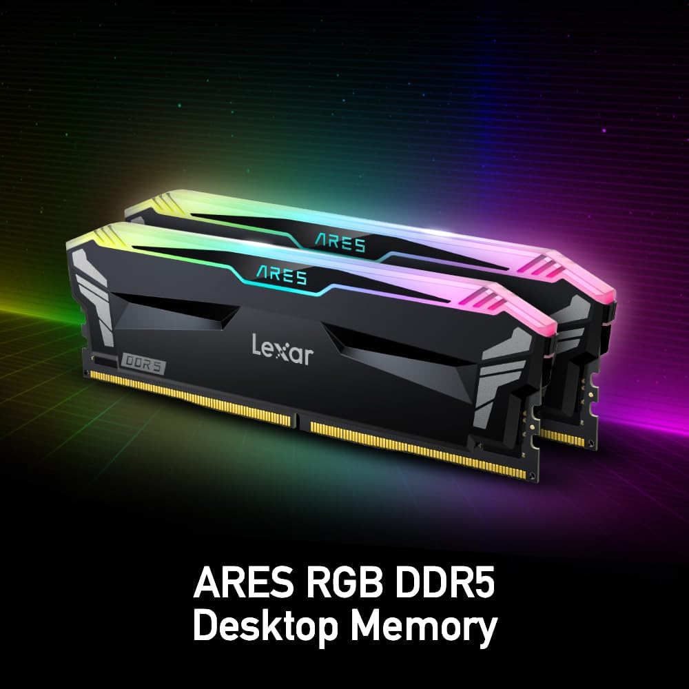 Lexar 32GB DDR5 RAM - 6400mt/s to 7200mt/s for Desktops