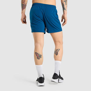 Pantalones Cortos Deportivos para Hombre de Secado Rápido con Logotipo Personalizado en la Parte Delantera, con Bolsillos, Transpirables, Antiarrugas, Casuales, con Patrón Sólido y Ecológicos - Product Image 4