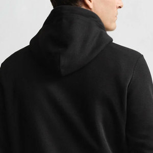 Sudadera con Capucha para Hombre, 100% Algodón, Tejido de Secado Rápido, Color Sólido, Gruesa, Lisa, en Venta - Product Image 4