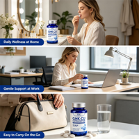 SYC BIO GHK-CU Peptide de Cuivre 300 µg Gélules Quotidiennes Bien-être 120 Gélules Marque Privée OEM ODM Prix Usine Vente en Gros