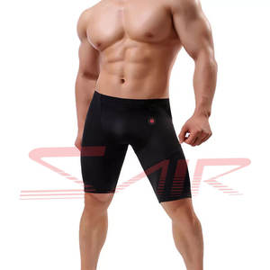 Short de compression en coton pour hommes Nouveau design Logo imprimé personnalisé Cordon de serrage respirant Taille personnalisée-Usine-Meilleure toile vendue - Product Image 3