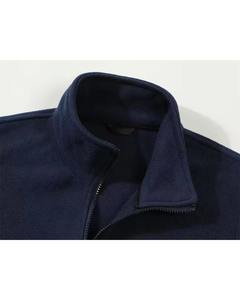 Veste d'extérieur en laine unisexe doublée de polaire coupe-vent durable confortable doux chaud hiver coque souple thermique col montant avant - Product Image 4