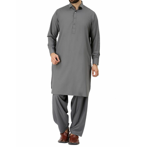 Salwar Kameez Transpirable para Hombre, Diseño Moderno, Ropa Islámica, con Bolsillos, Hecho en Pakistán - Product Image 5