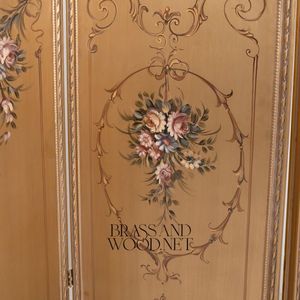 Paravent de style français antique peint à la main - Product Image 5