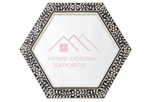 <b>Wall</b> Mount Wood And Bone-inlay <b>Mirror</b> Hand Carved Bone Inlay hand <b>Art</b> Home <b>Wall</b> Decor <b>Mirrors</b> - Product Image 2