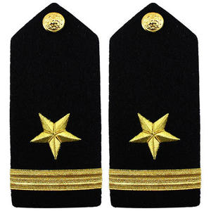 Hombreras personalizadas hechas a mano con bordado para uniformes formales Opciones de logotipo disponibles Epaulette Etiqueta de hombro Fabricante - Product Image 2