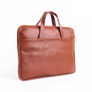 Factory Price Single Shade Leather <b>Briefcase</b> Office Business Bag New Design Leather Single Shade Brief Case - Product Image 5