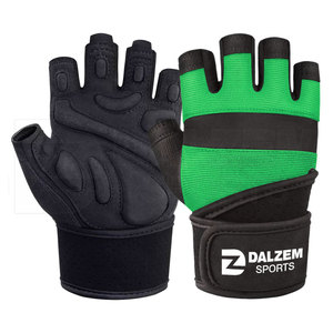 Gants d'entraînement de protection de paume d'haltérophilie Gym Fitness Logo personnalisé disponible Poignées d'haltérophilie Coussinets Gants à vendre - Product Image 2