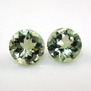 High Quality Green Amethyst Quartz Natural Round Gemstone 8mm Brilliant Cut Amethyst Stones Lot Jewelry Wholesale Prices - Product Image 1