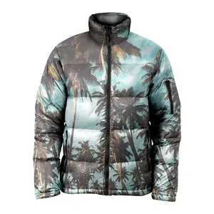 Hochwertige benutzer definierte Sublimation Digitaldruck Puffer Jacke geste ppte gepolsterte Jacke Bubble Jacket