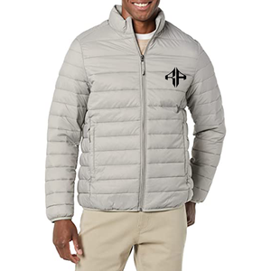 เสื้อแจ็กเก็ตขนเป็ด100% มีซิประบายอากาศทำจากโพลีเอสเตอร์2025โลโก้ออกแบบได้ตามต้องการสำหรับฤดูหนาว - Product Image 3