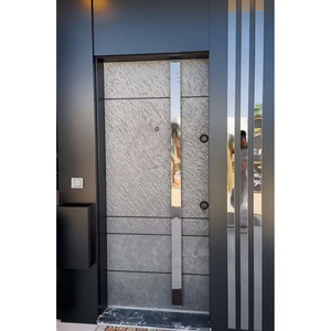 Puertas de acero de alta calidad Villa de lujo y apartamento Entrada frontal Aspecto de piedra - Product Image 1
