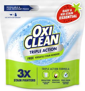 OxiClean Triple Action Sans Parfum Poudre Détachante Polyvalente, 4 lb - Product Image 1